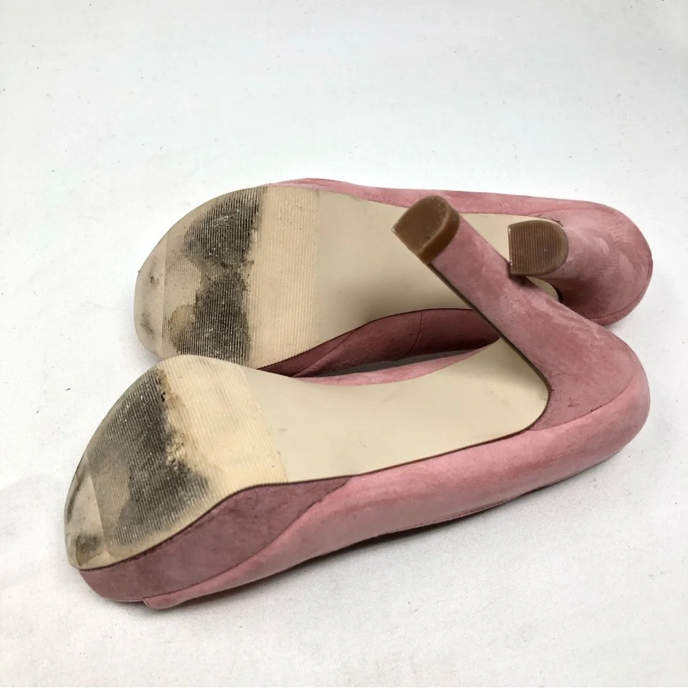 Madden Girl Open Square Toe Blush Pink Platforms Size 7